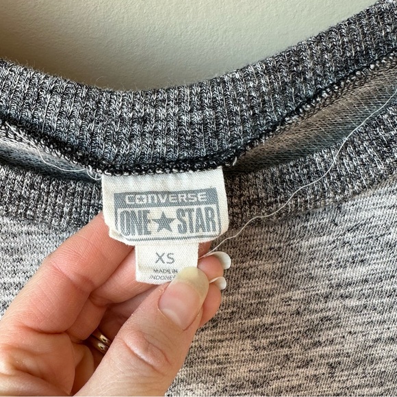 converse all star gray heather sweater dress - Picture 4 of 8